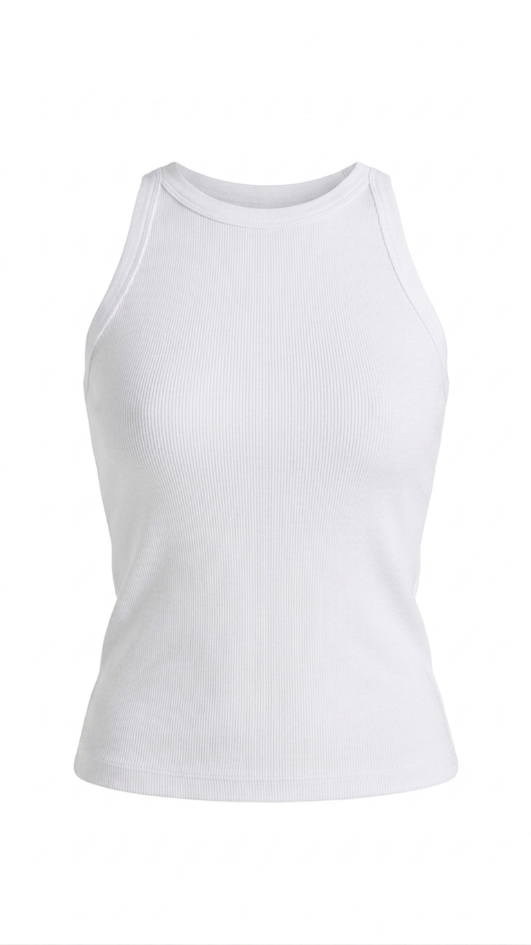 Minimal Ribbed Tank Top