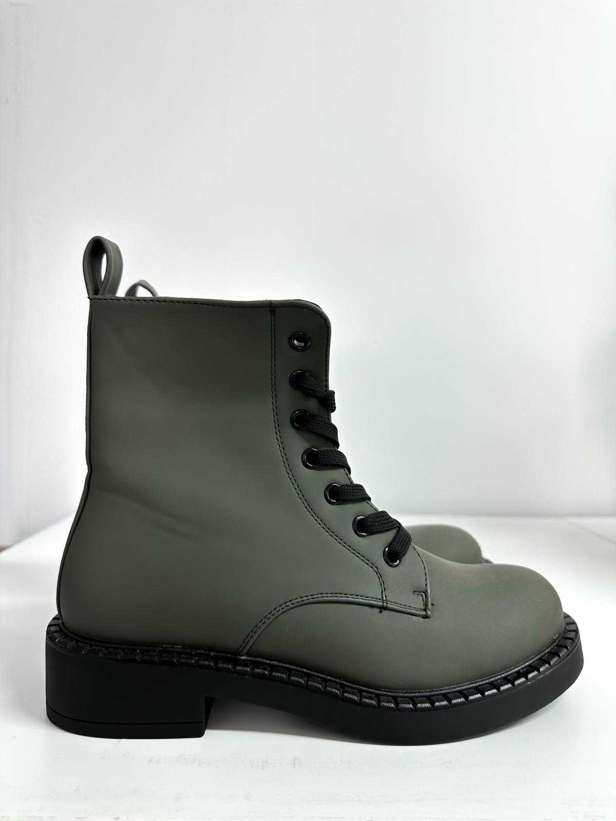 Classic Matte Lace-Up Boots