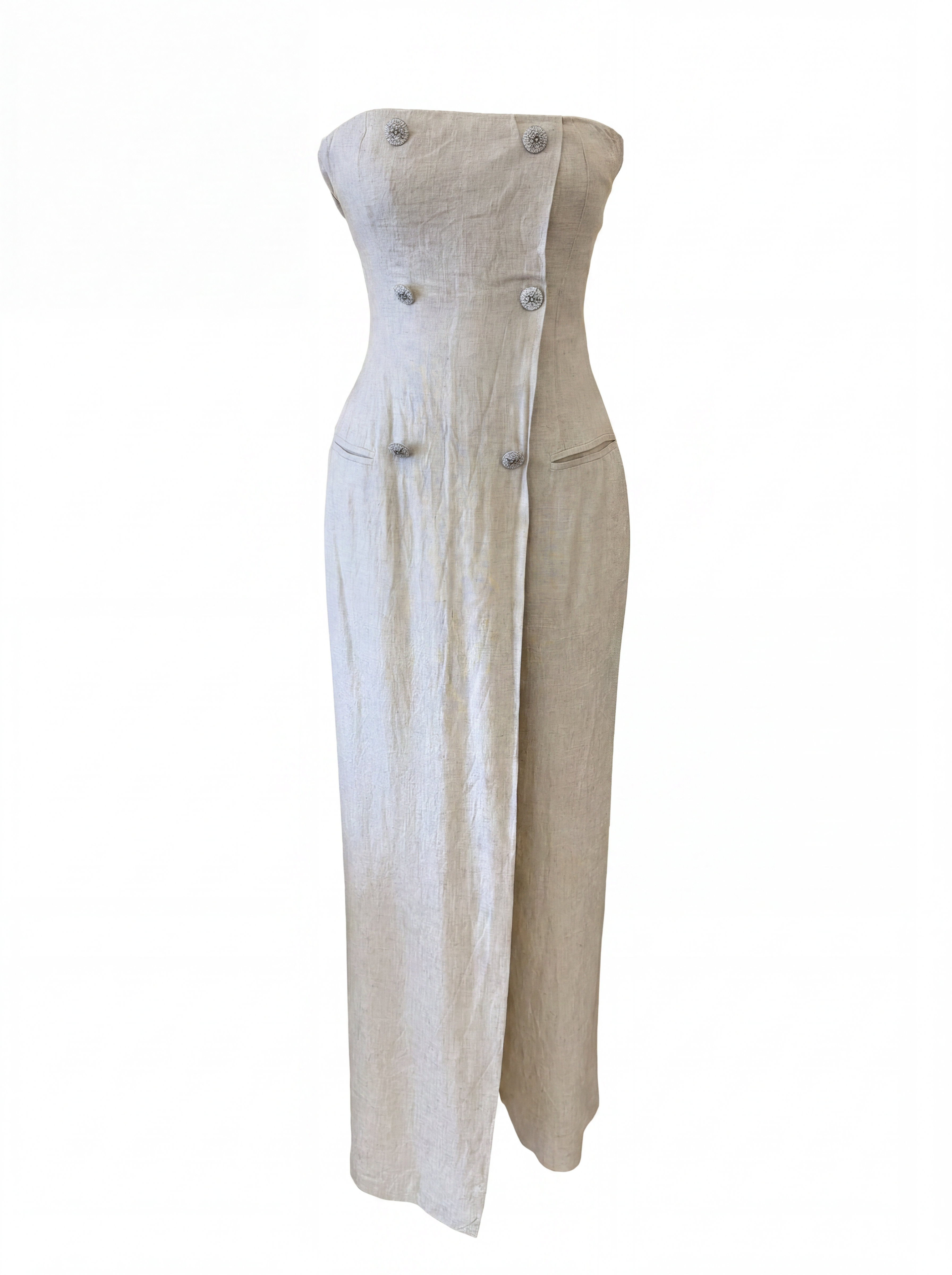 aje misha maxi dress Misha Sisal Maxi Dress Espresso